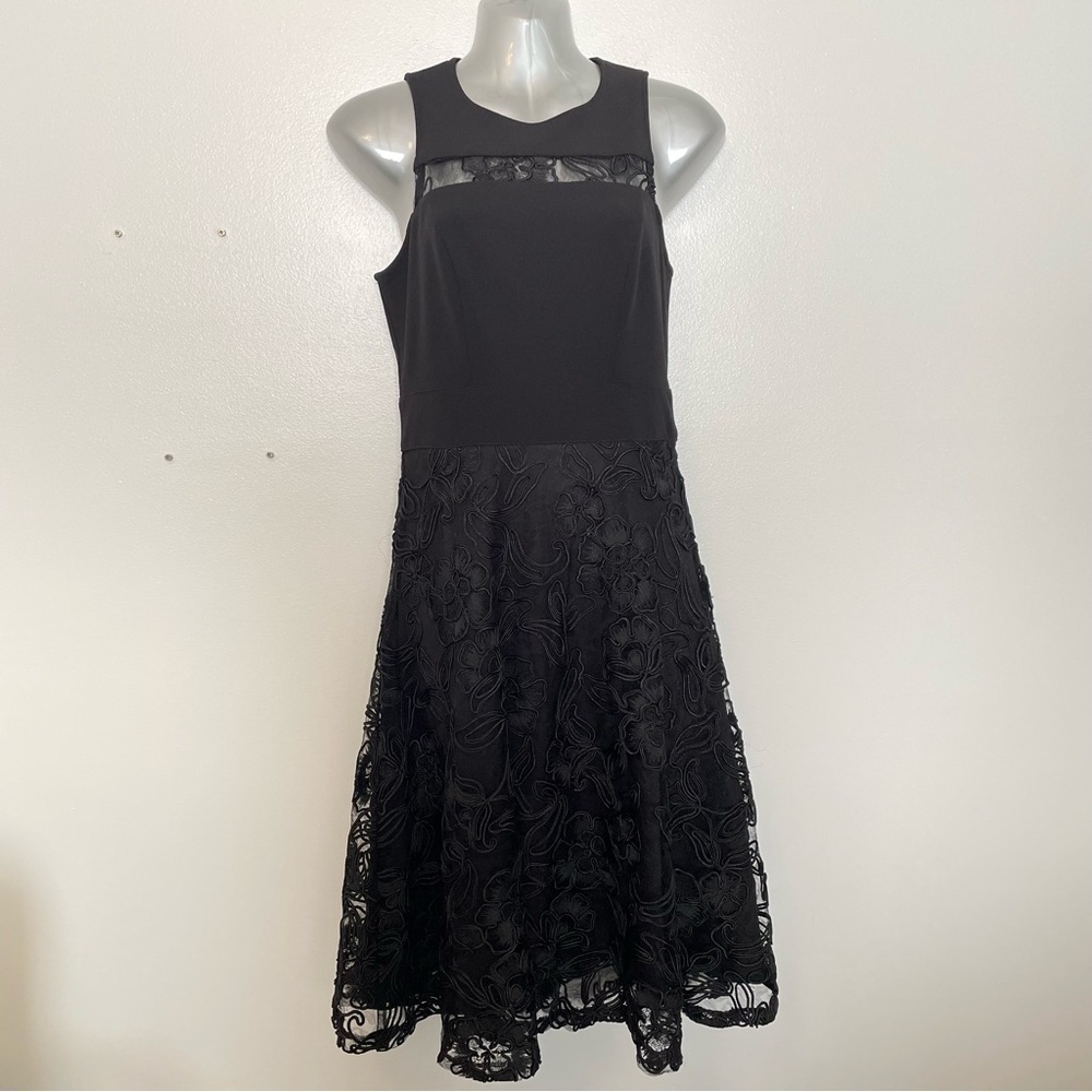 Le Chateau Black Lace Sleeveless Dress Size XS - Picture 3 of 9